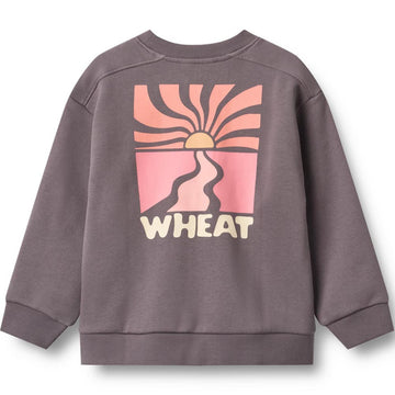 Sweatshirt L/S Ellis purple stone - Wheat